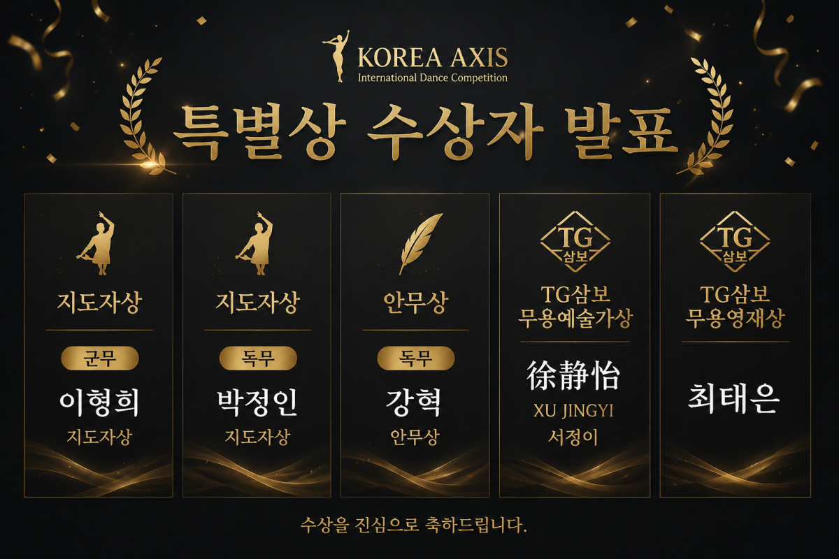 제1회 KOREA AXIS International Dance Competition